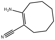 1-Cyclooctene-1-carbonitrile,2-amino-(9CI) Struktur