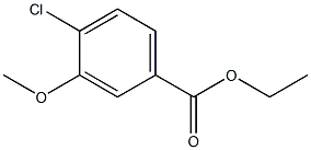 Ethyl 4-chloro-3-methoxybenzoate Struktur