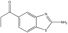 1-Propanone,1-(2-amino-5-benzothiazolyl)-(9CI) Struktur