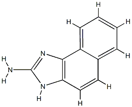 1H-Naphth[1,2-d]imidazol-2-amine(9CI) Struktur