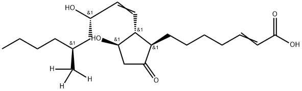 Limaprost-d3 Struktur