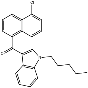 JWH 398 5-chloronaphthyl isomer Struktur