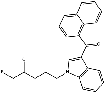 AM2201 N-(4-hydroxypentyl) metabolite Struktur