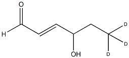 4-hydroxy Hexenal-d3 Struktur