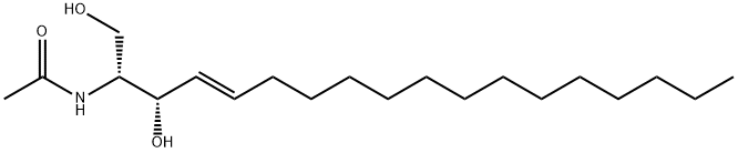 C2 L-erythro Ceramide (d18:1/2:0) Struktur