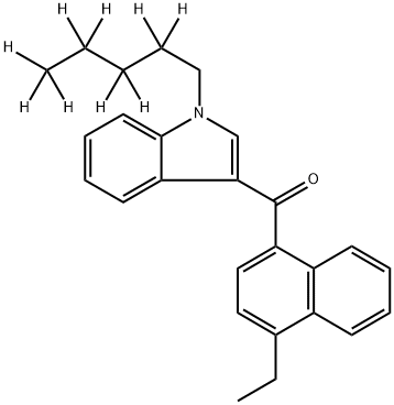 JWH 210-d9 Struktur