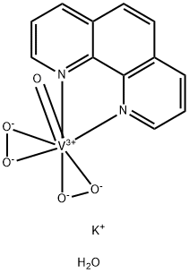 bpV(phen) (potassium hydrate) Struktur