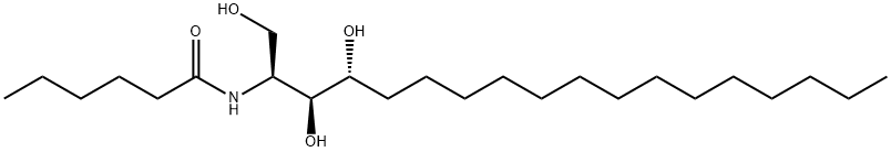 C6 Phytoceramide (t18:0/6:0) Struktur