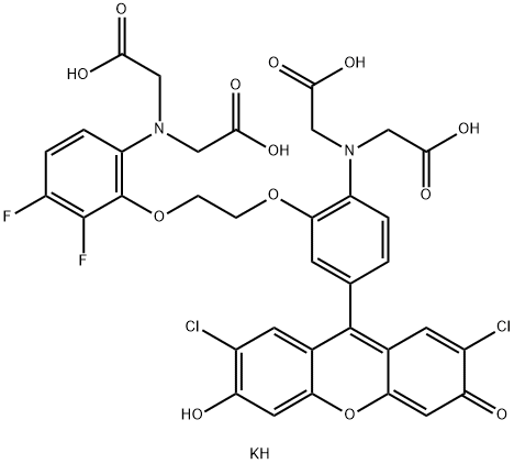 Fluo-3FF (potassium salt) Struktur