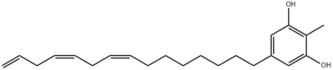 Methylcardol triene Struktur