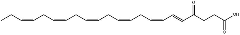 4-oxo-Docosahexaenoic Acid Struktur