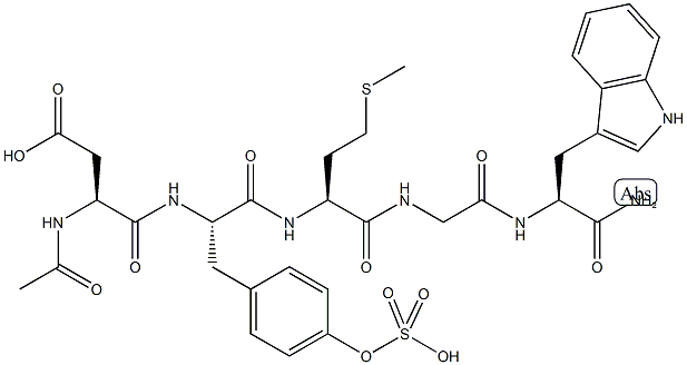 CCK (26-30) (sulfated) Struktur