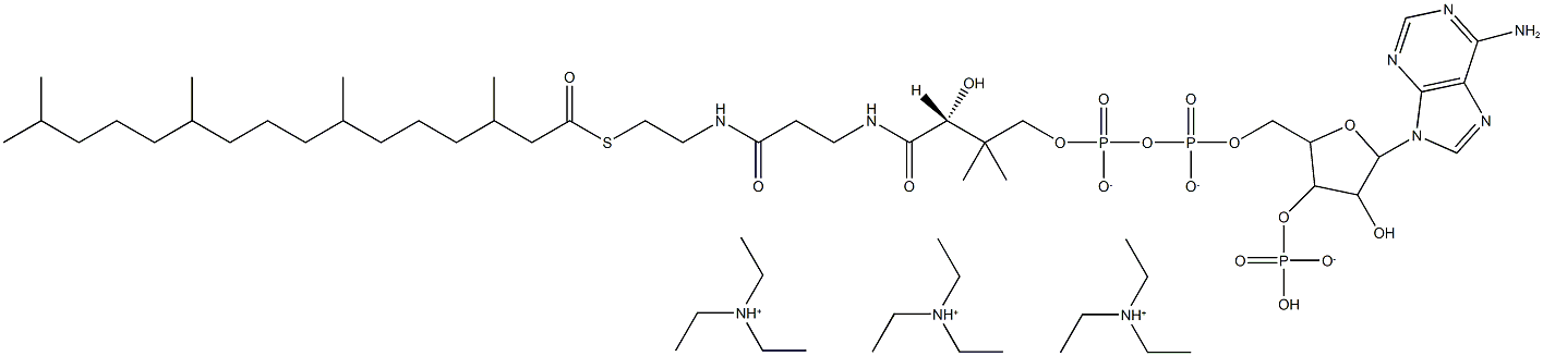 phytanoyl-Coenzyme A (triethylammonium salt) Struktur