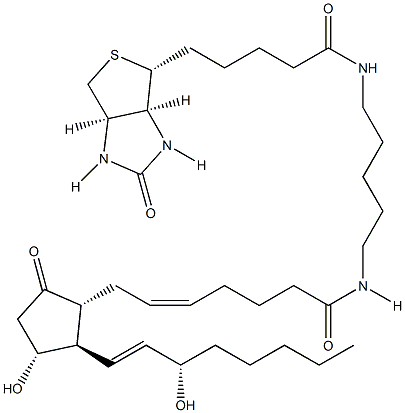 Prostaglandin E2-biotin Struktur