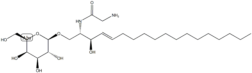 N-Glycine Galactosylsphingosine (d18:1) Struktur