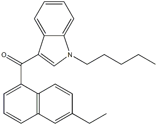 JWH 210 6-ethylnaphthyl isomer Struktur