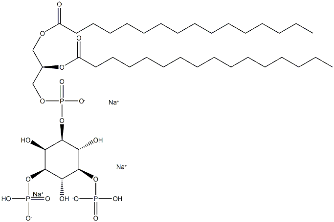 PtdIns-(3,5)-P2 (1,2-dipalmitoyl) (sodium salt) Struktur