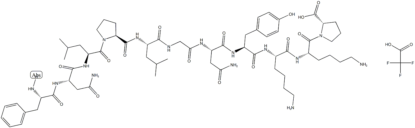 Brain-Derived Acidic Fibroblast Growth Factor (1-11) (bovine) (trifluoroacetate salt)	 Struktur