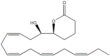 (5(6)-DiHETE lactone Struktur