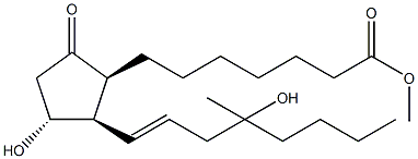 8-iso Misoprostol Struktur