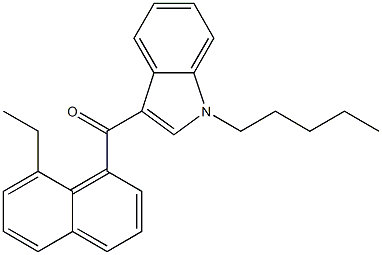 JWH 210 8-ethylnaphthyl isomer Struktur