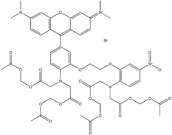 RHOD-5N, AM Struktur