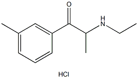 3-Methylethcathinone (hydrochloride) Struktur