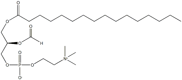 1-Palmitoyl-2-formylyl PC Struktur