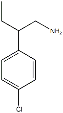 2-(4-CHLOROPHENYL)BUTAN-1-AMINE Struktur