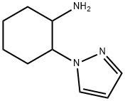 2-(1H-pyrazol-1-yl)cyclohexan-1-amine Struktur