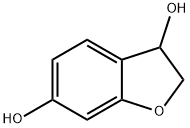 2,3-dihydro-1-benzofuran-3,6-diol Struktur