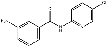 3-amino-N-(5-chloropyridin-2-yl)benzamide Struktur