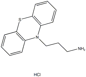 3-(10H-phenothiazin-10-yl)propan-1-amine hydrochloride Struktur