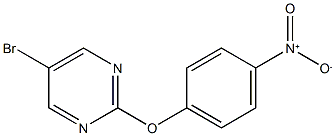 2-(4-Nitrophenoxy)-5-bromopyrimidine Struktur