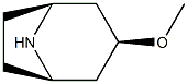 (3-endo)-3-methoxy-8-azabicyclo[3.2.1]octane(SALTDATA: HCl) Struktur