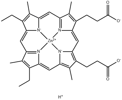 zinc mesoporphyrin Struktur