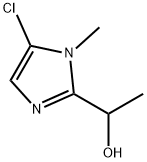 1-(5-chloro-1-methyl-1H-imidazol-2-yl)ethanol Struktur