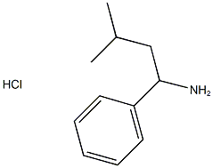 3-METHYL-1-PHENYLBUTAN-1-AMINE HYDROCHLORIDE Struktur