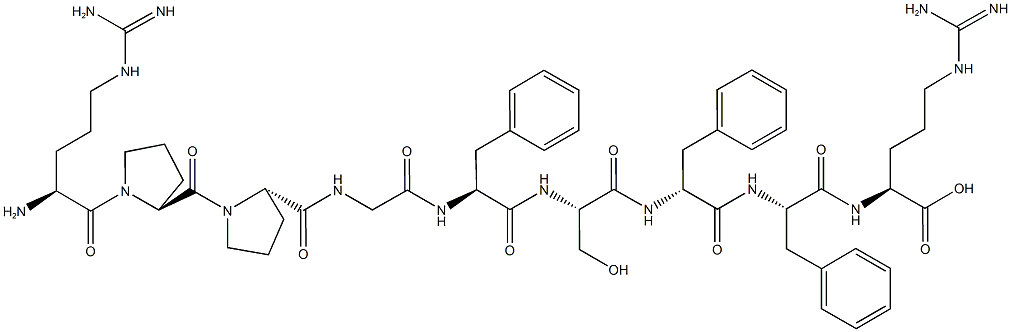 (D-PHE7)-BRADYKININ ACETATE Struktur