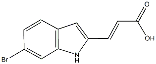 3-(6-BROMO-1H-INDOL-2-YL)ACRYLIC ACID Struktur