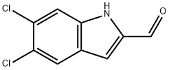 5,6-DICHLORO-1H-INDOLE-2-CARBALDEHYDE Struktur