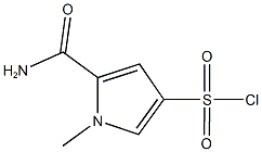 5-(AMINOCARBONYL)-1-METHYL-1H-PYRROLE-3-SULFONYL CHLORIDE Struktur