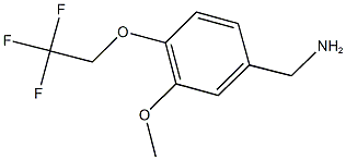 1-[3-methoxy-4-(2,2,2-trifluoroethoxy)phenyl]methanamine Struktur