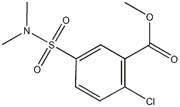 methyl 2-chloro-5-[(dimethylamino)sulfonyl]benzoate Struktur