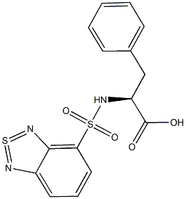 (2S)-7-{[(1-carboxy-2-phenylethyl)amino]sulfonyl}-2,1,3-benzothiadiazol Struktur