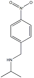 [(4-nitrophenyl)methyl](propan-2-yl)amine Struktur