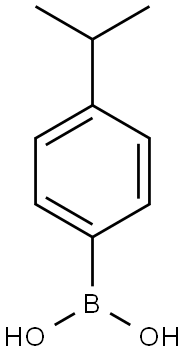 [4-(propan-2-yl)phenyl]boranediol Struktur