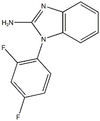 1-(2,4-difluorophenyl)-1H-1,3-benzodiazol-2-amine Struktur