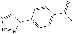 1-[4-(1H-1,2,3,4-tetrazol-1-yl)phenyl]ethan-1-one Struktur