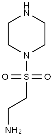 2-(piperazine-1-sulfonyl)ethan-1-amine Struktur